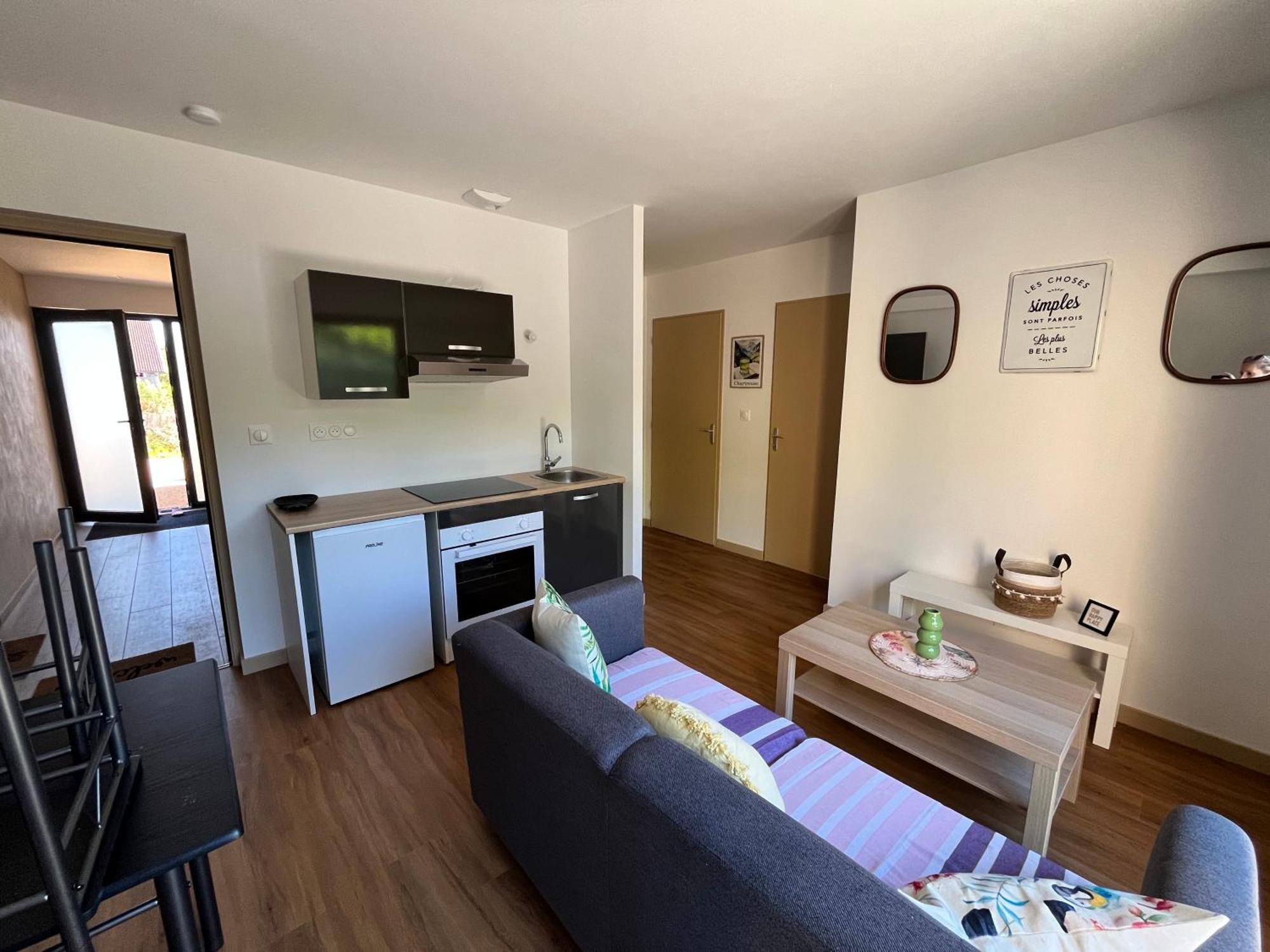 L'Escapade Dauphinoise, Gite 2 Chambres Avec Terrasse Et Clim Beaucroissant Kültér fotó